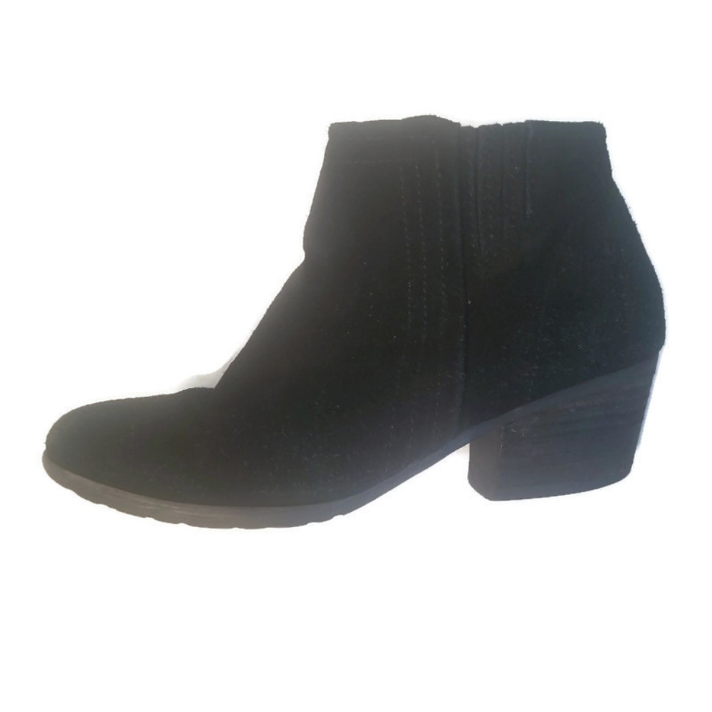 Kate and Mel women's black western leather booties